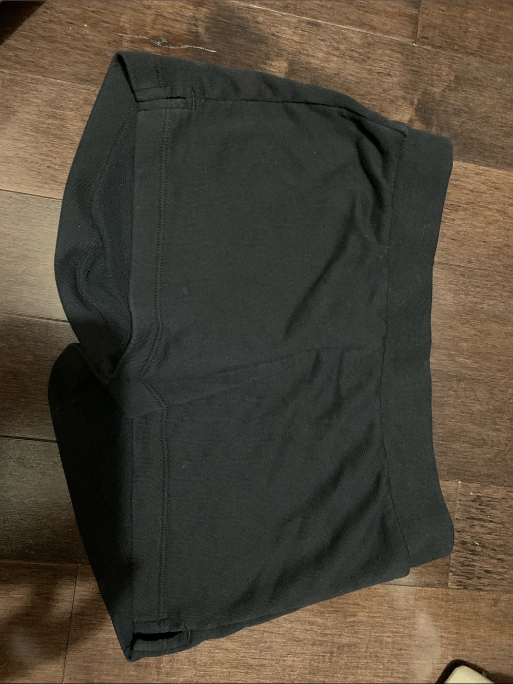 Girls black everyday cotton shorts